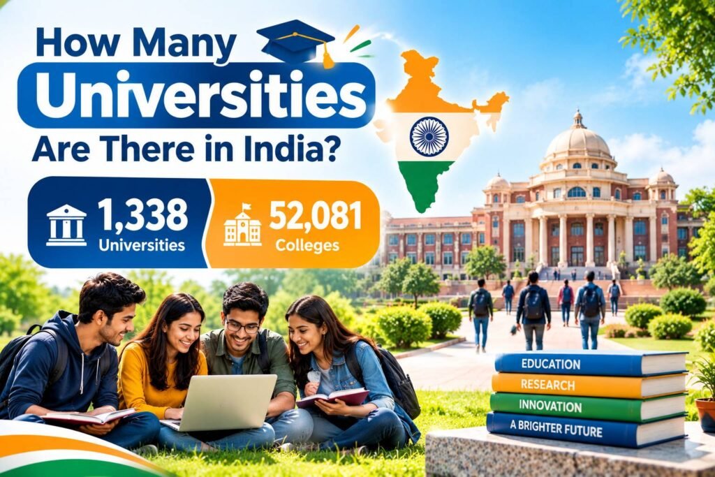 Number of universities in India